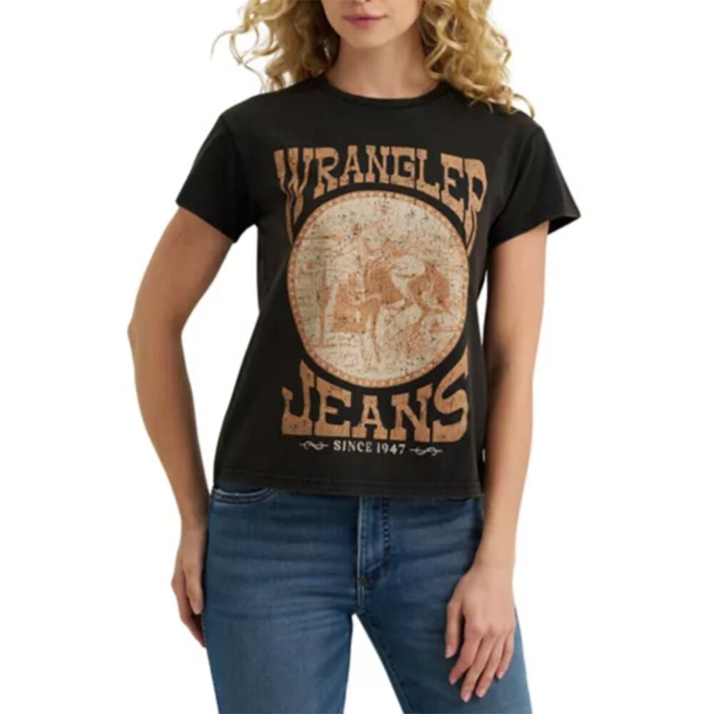 image of Women's Retro Horse Short Sleeve Graphic T-Shirt