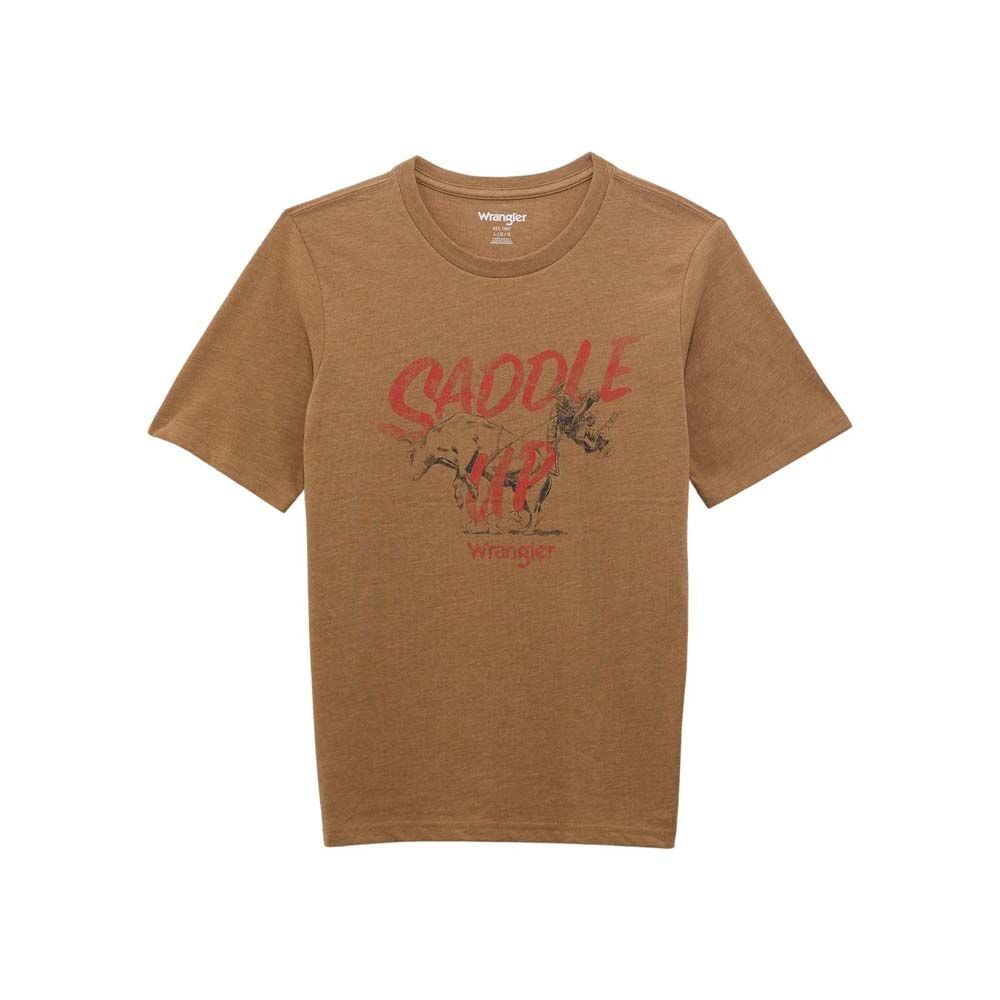image of Kid's Graphic Short Sleeve T-Shirt, Brown