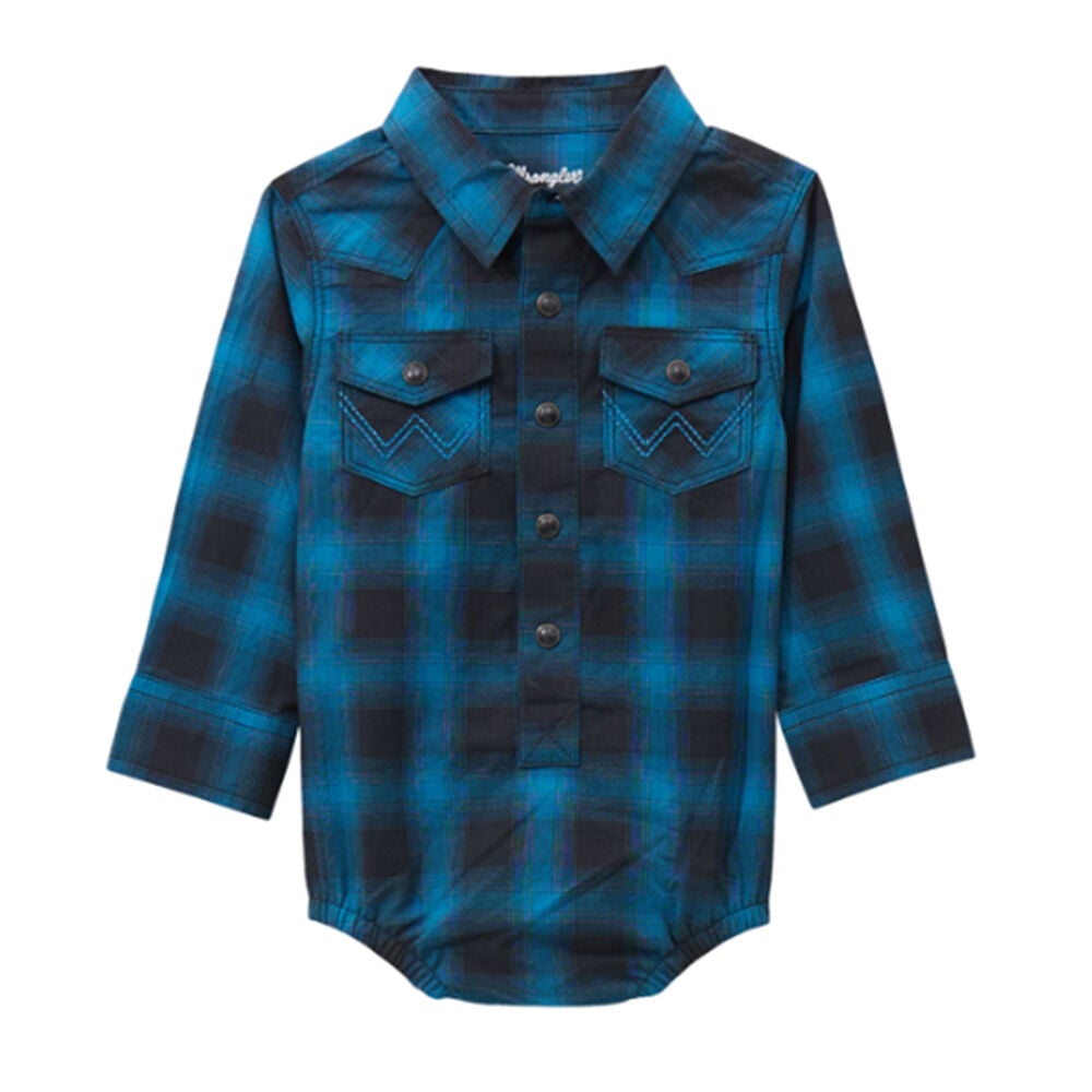 image of Infant Boy's Long Sleeve Western Snap Bodysuit