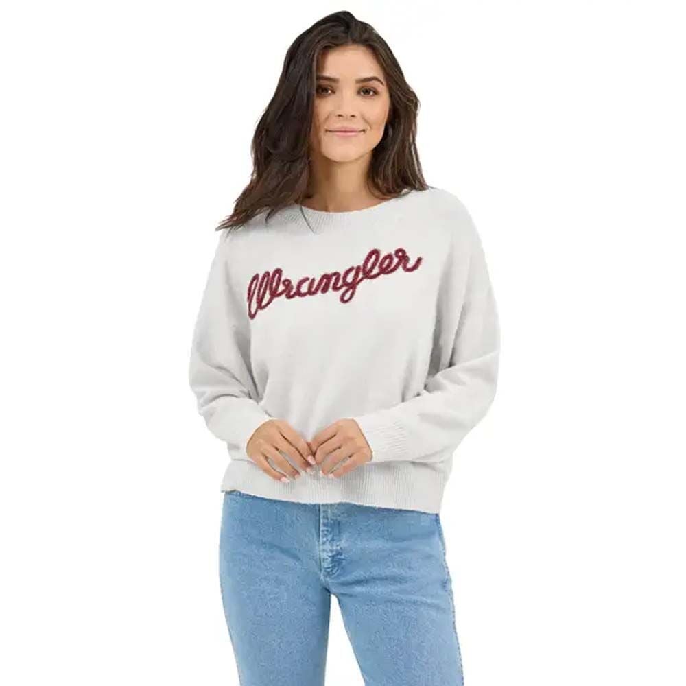 image of Women's Crewneck Sweater, White