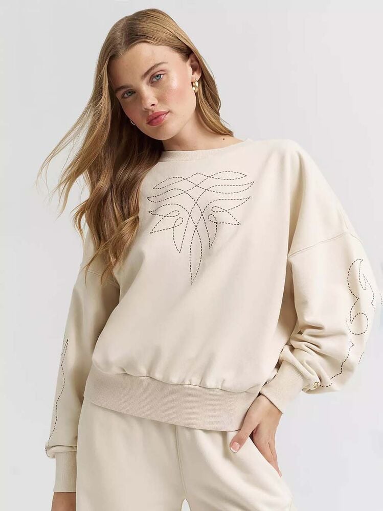 image of Women's Lainey Wilson Sweatshirt, Cocoa Crème
