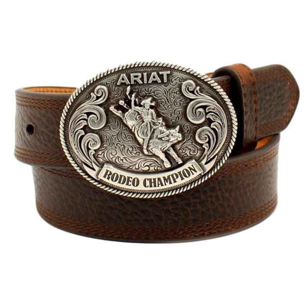 image of Kid's Rodeo Champion Leather Belt