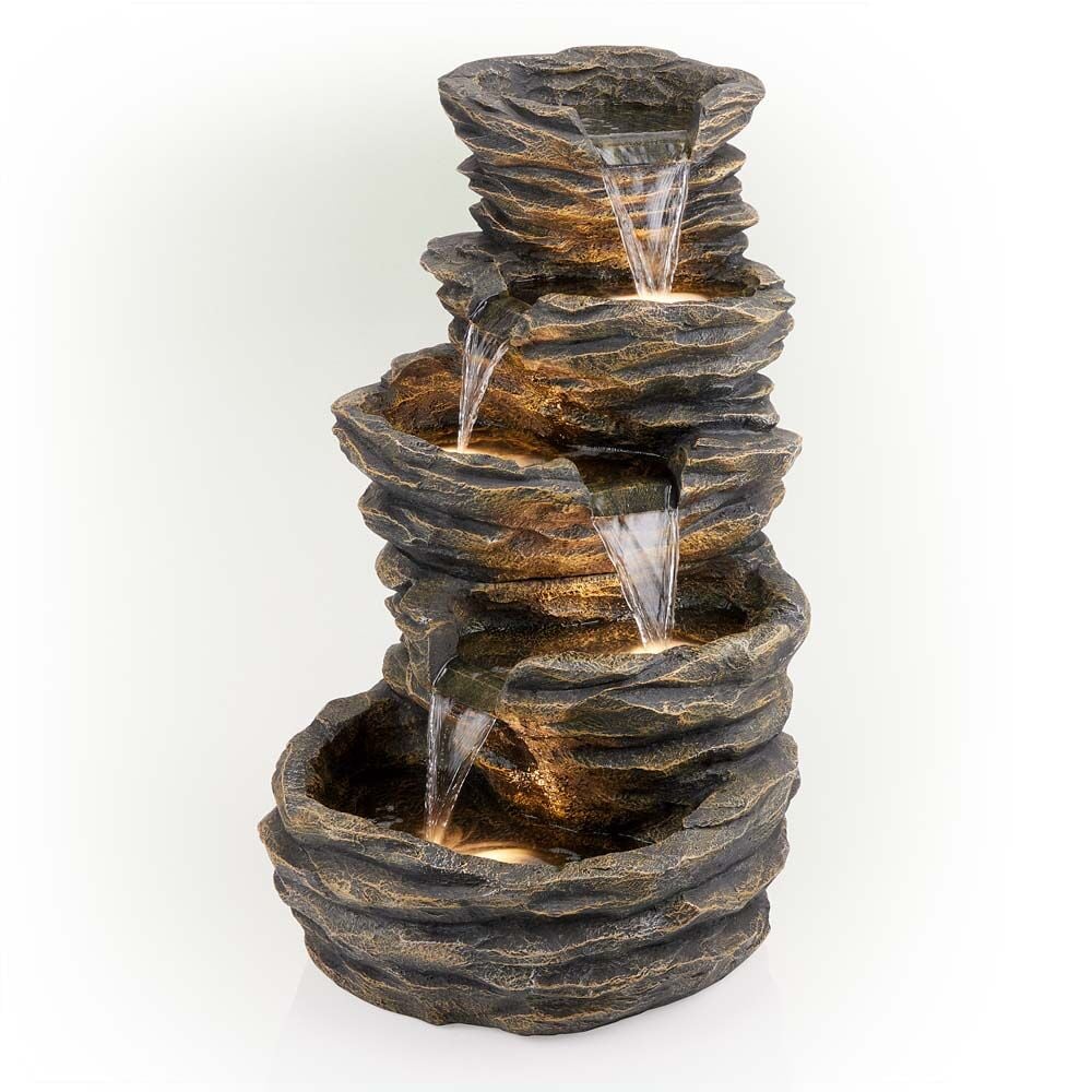 image of Five Tiered Rock Fountain