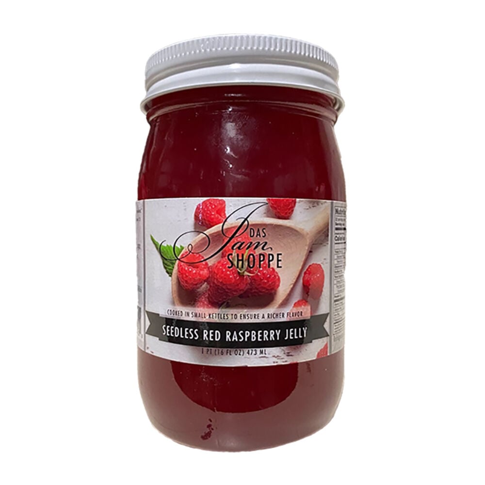 image of Seedless Red Raspberry Jam, 1 Pint