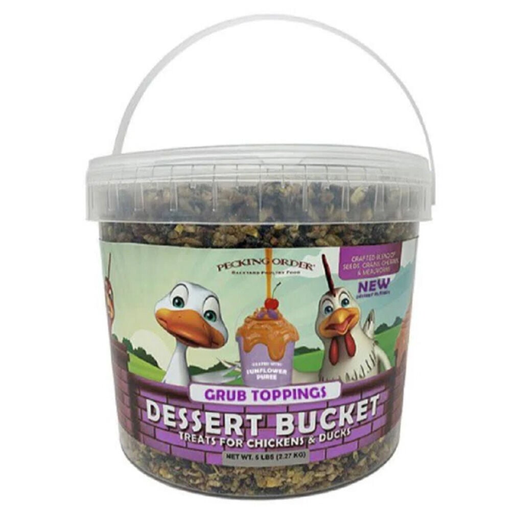 image of Poultry Treats- Dessert Bucket, Grubs, 5 lb