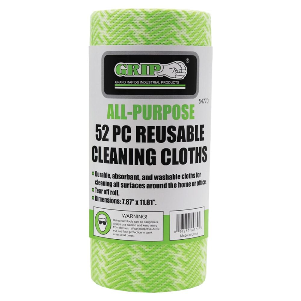 image of Reusable Cleaning Cloths, 52 piece