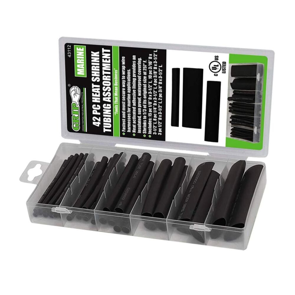 image of 42 Piece Marine Heat Shrink Tubing Assortment