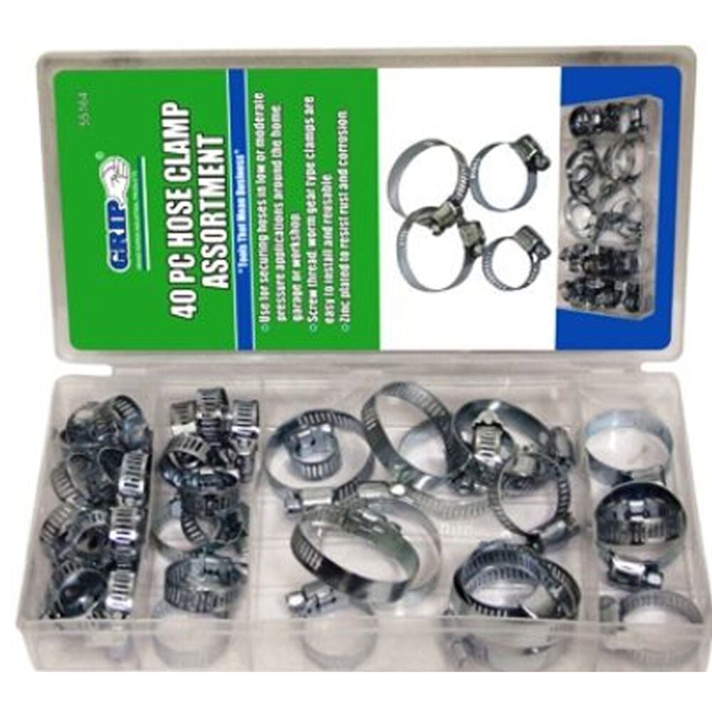 image of 40 Piece Hose Clamp Assortment