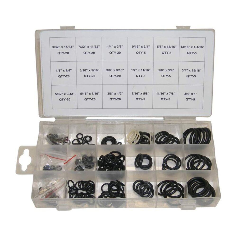image of 225 Piece O-Ring Assortment