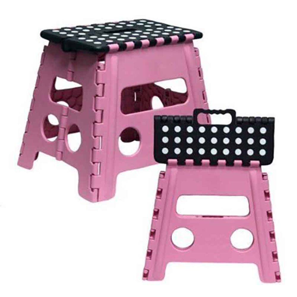 image of Foldable Plastic Stool, Color May Vary
