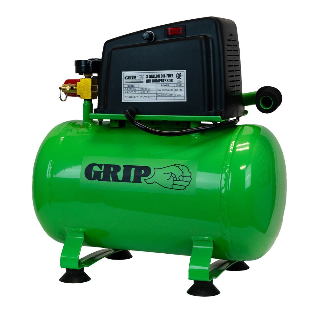 image of 3 gal 100 PSI Hot Dog Air Compressor