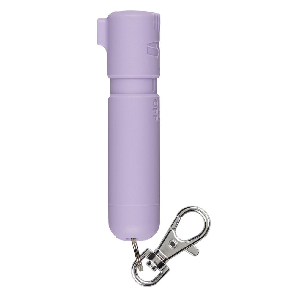 image of Discreet Pepper Spray with Keychain, Lavender