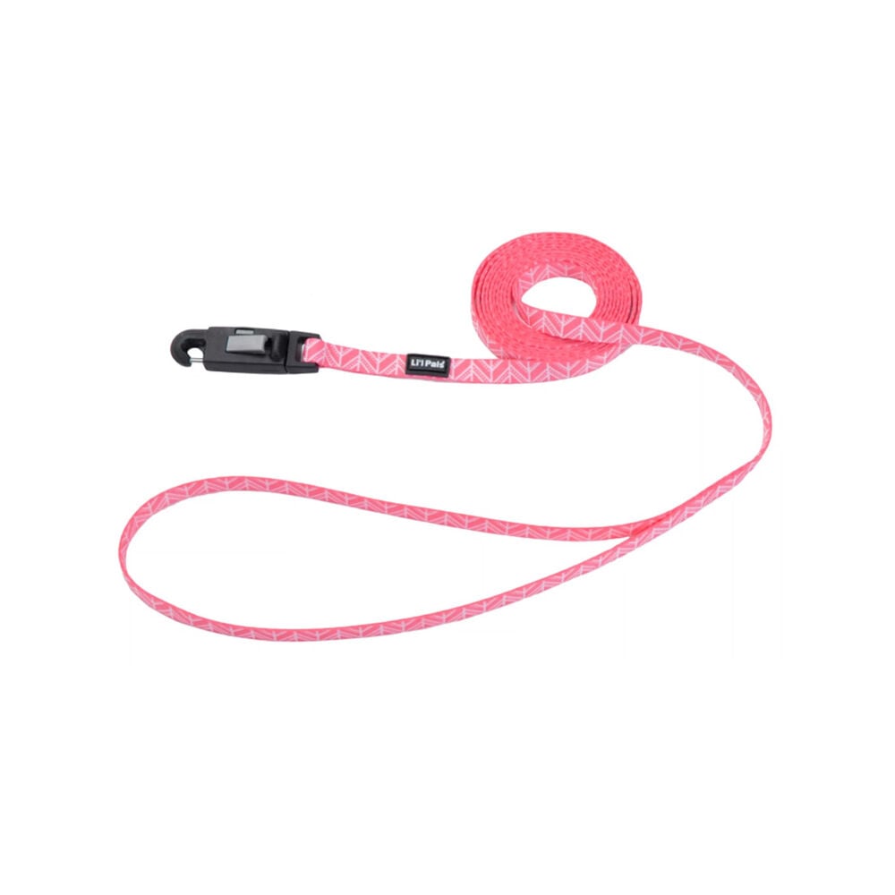 image of Patterned Pet Leash with E-Z Snap - Pink Tribal Chevron, XS