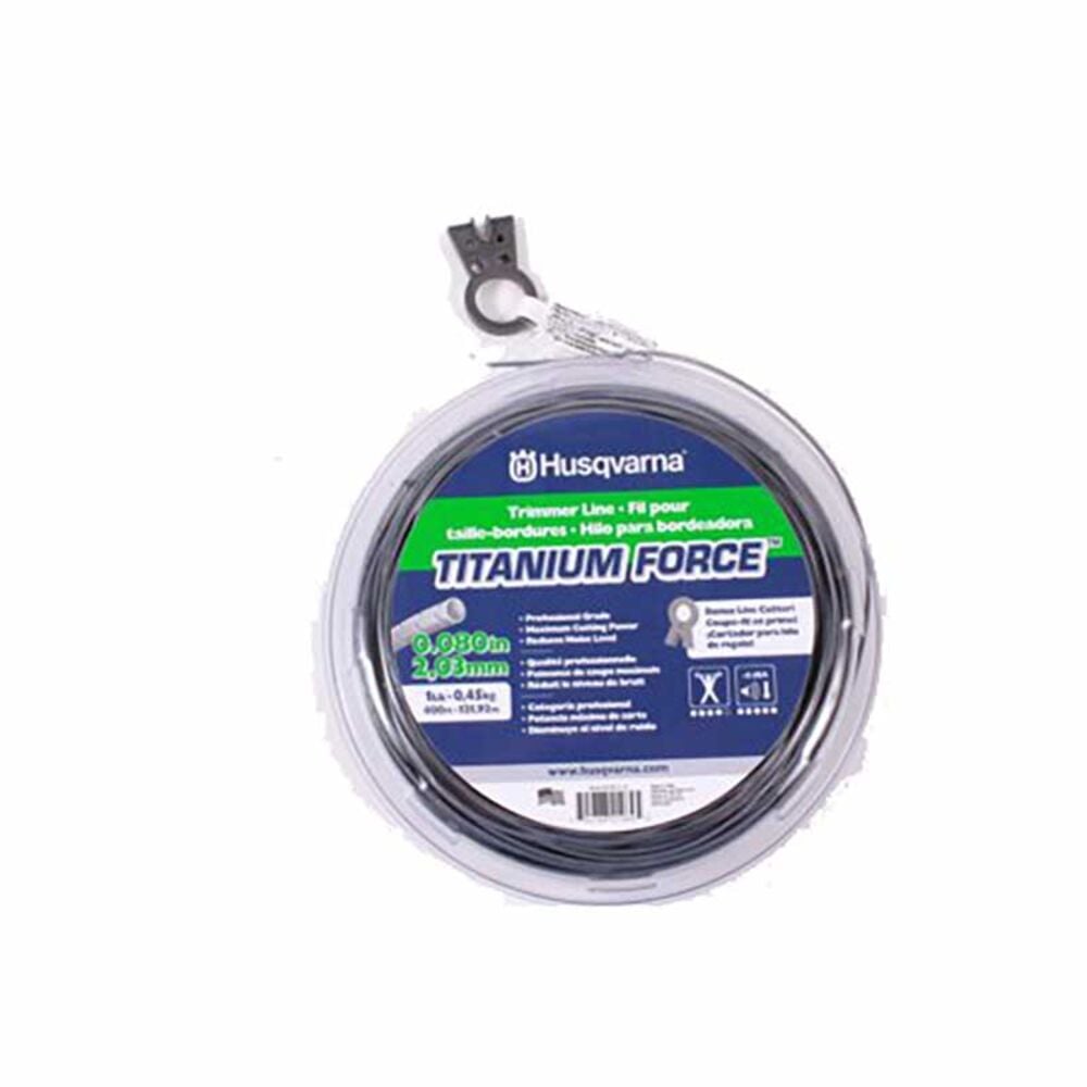 image of Titanium Force Trimmer Line, 0.080-in x 400-ft