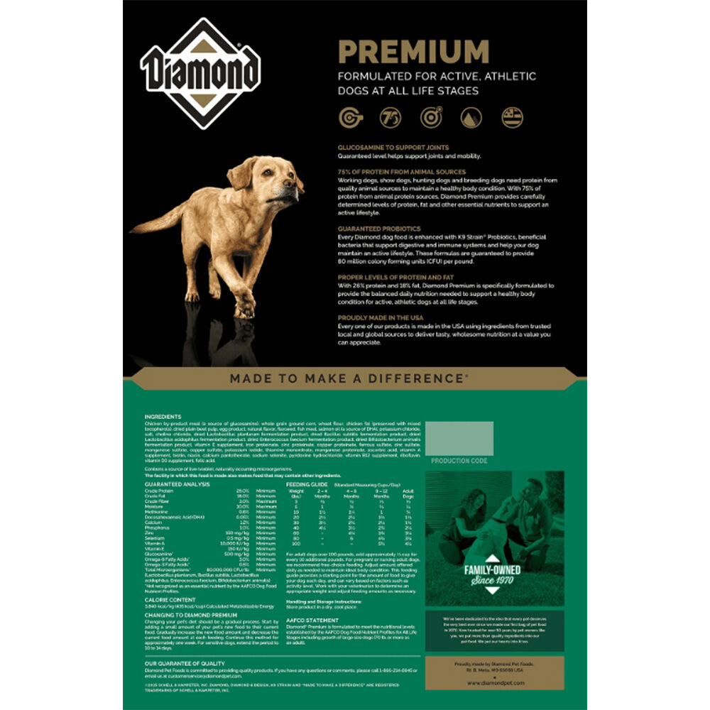 Premium Adult Dry Dog Food, 6 LB | Atwoods