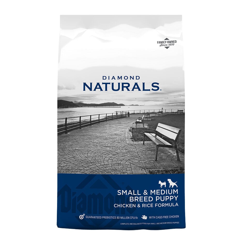 image of Naturals Small and Medium Breed Chicken and Rice Dry Puppy Food