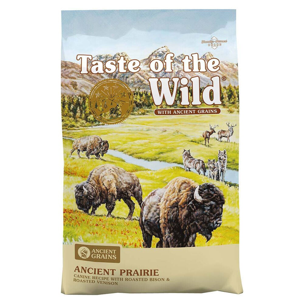 image of Taste of the Wild Dry Dog Food- Ancient Prairie, Roasted Bison and Venison, 28 lb