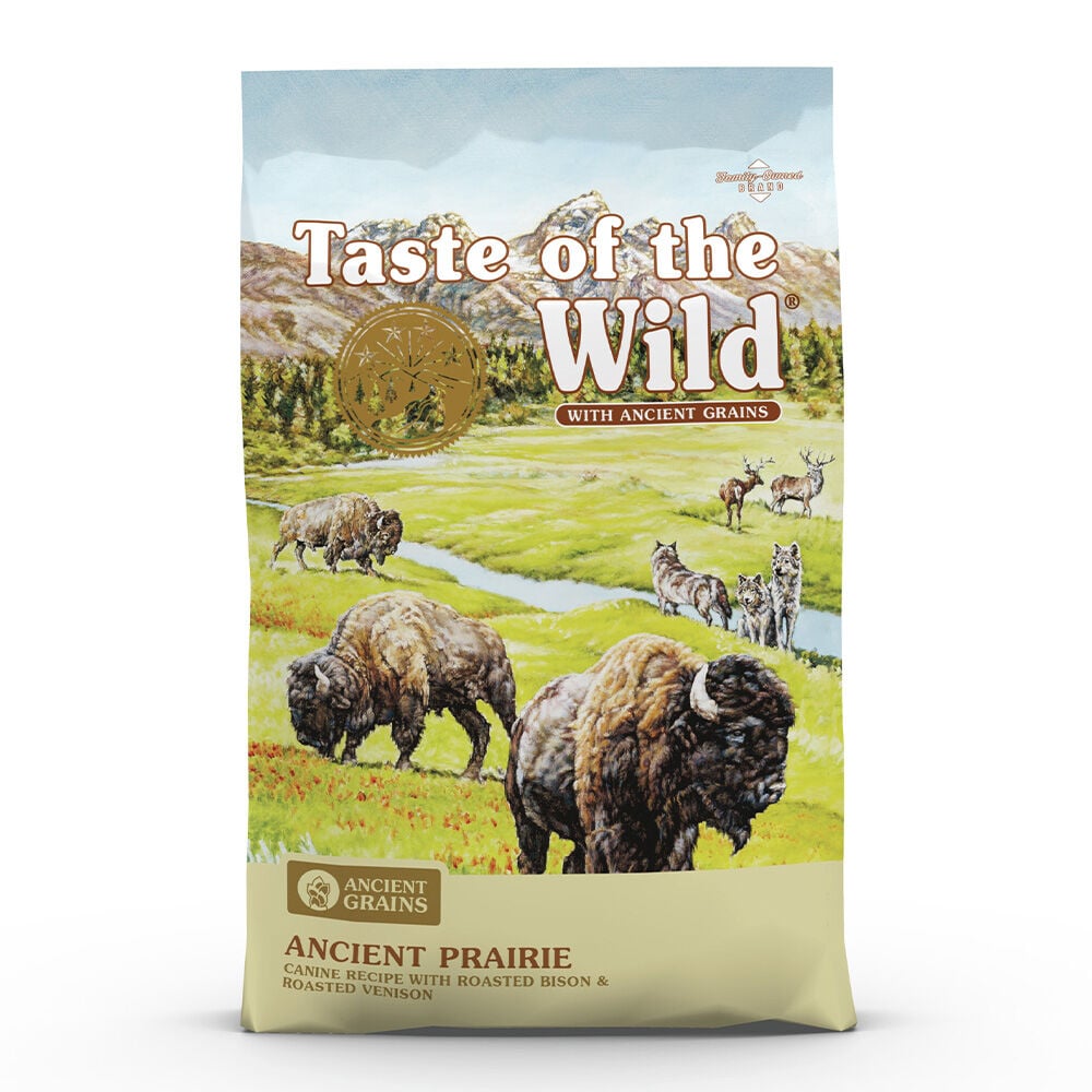 image of Taste of the Wild Dry Dog Food- Ancient Prairie, Roasted Bison and Venison, 28 lb