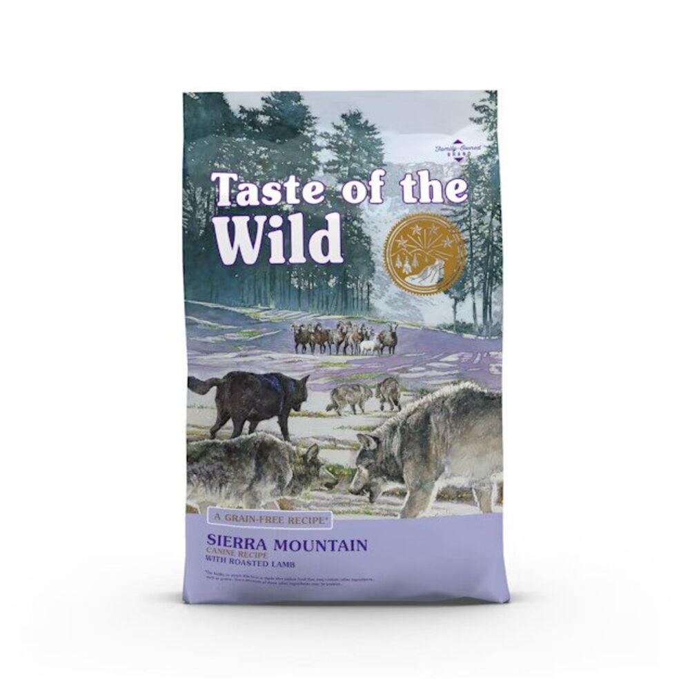 image of Taste of the Wild Dry Dog Food- Sierra Mountain, Grain-Free, Roasted Lamb, 14 lb