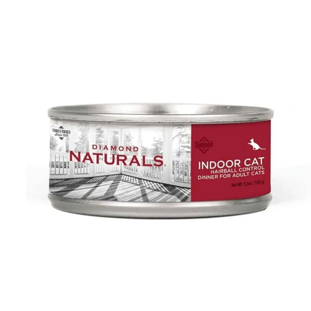 image of Wet Cat Food- Indoor Cat Hairball Control, 5.5 oz