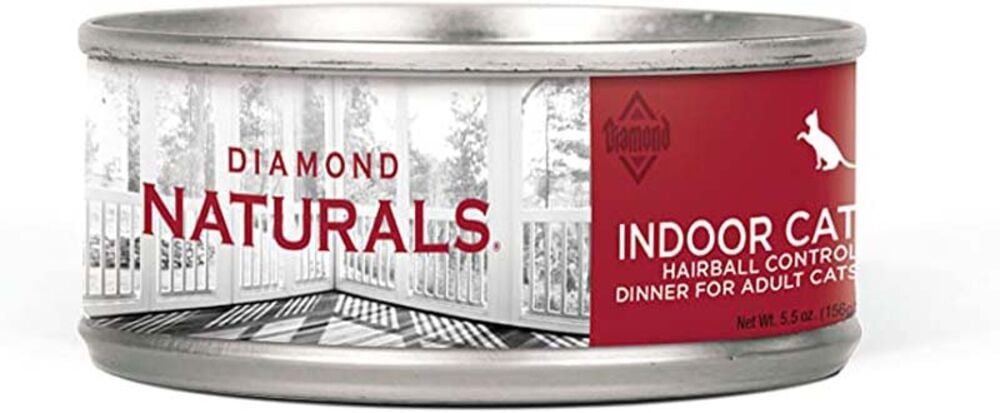 image of Wet Cat Food- Indoor Cat Hairball Control, 5.5 oz