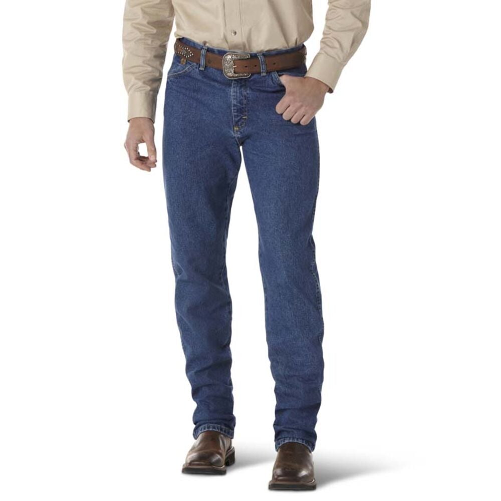 image of Men's George Strait High Rise Cowboy Cut Original Fit Jean, Heavy Stone Denim