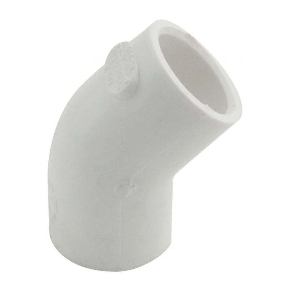 image of Plastic Valve Slip Elbow 45 Degree 1/2-Inch