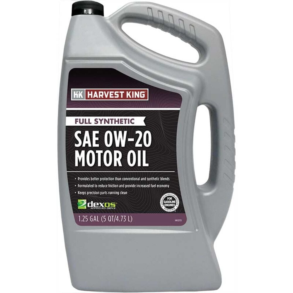 image of Full Synthetic SAE 0W20 Motor Oil, 5 qt