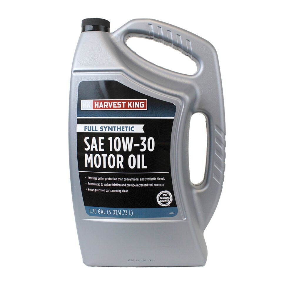 image of 10W30 Full Synthetic Motor Oil, 5 qt