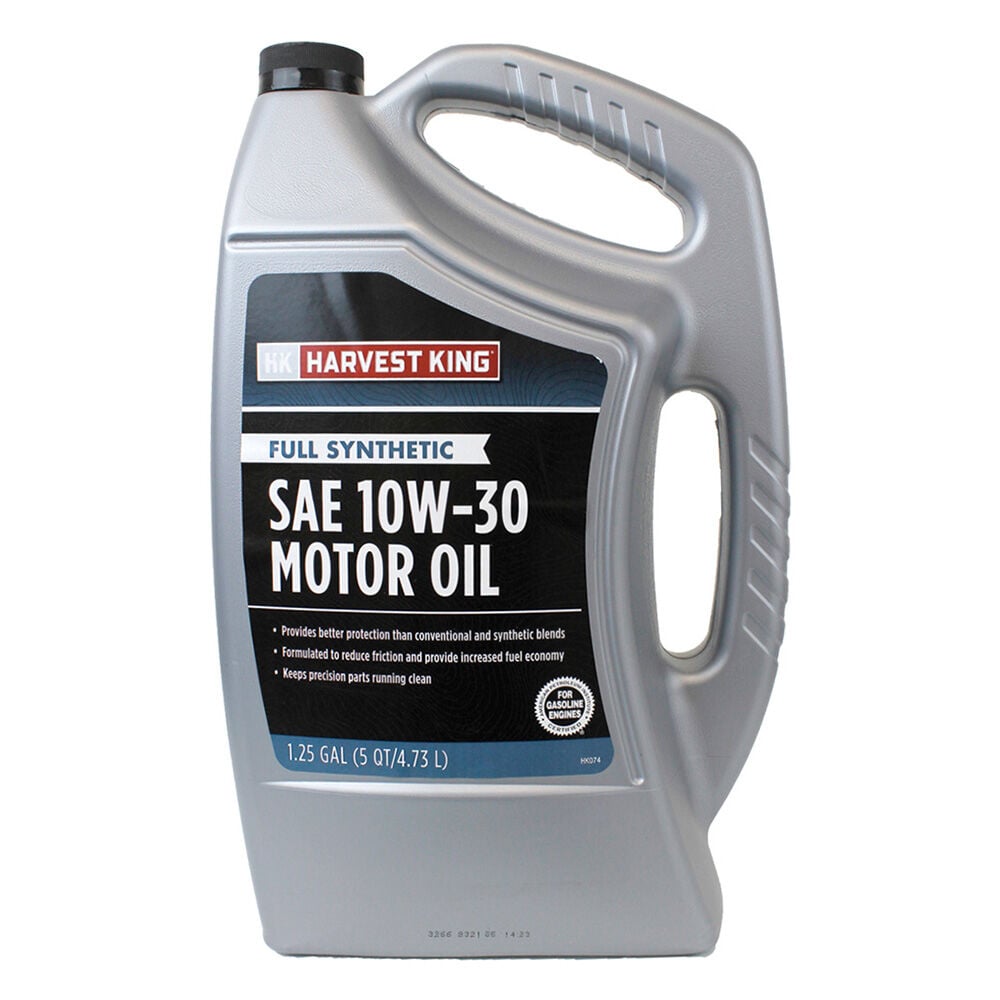 image of 10W30 Full Synthetic Motor Oil, 5 qt