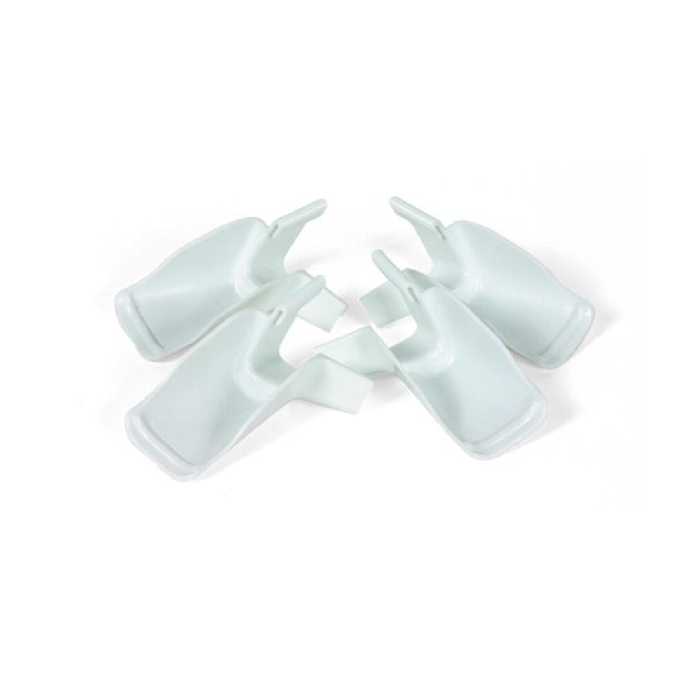 image of White Gutter Extensions, 4 Pack
