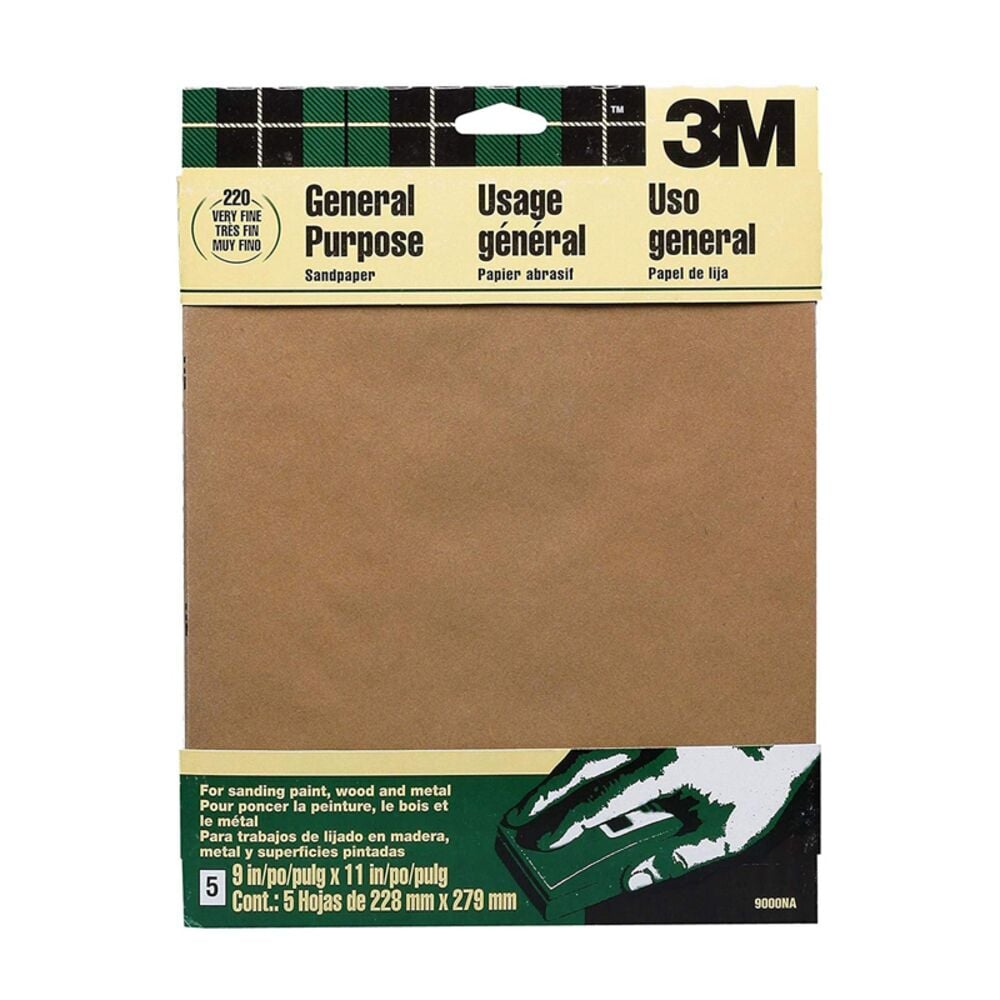 image of 9-Inch X 11-Inch Extra Fine Paint, Wood, Metal Sandpaper Sheets