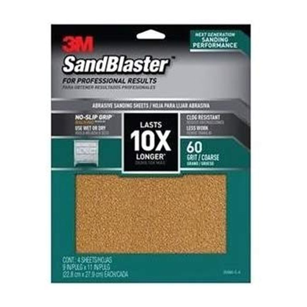 image of Sandpaper with No-Slip Grip, 11-Inch x 9-Inch