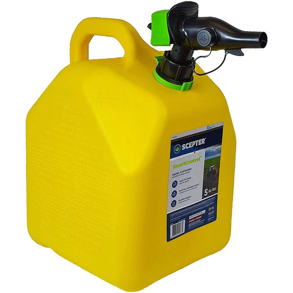 image of Yellow 5 Gallon Smart Control Diesel Container