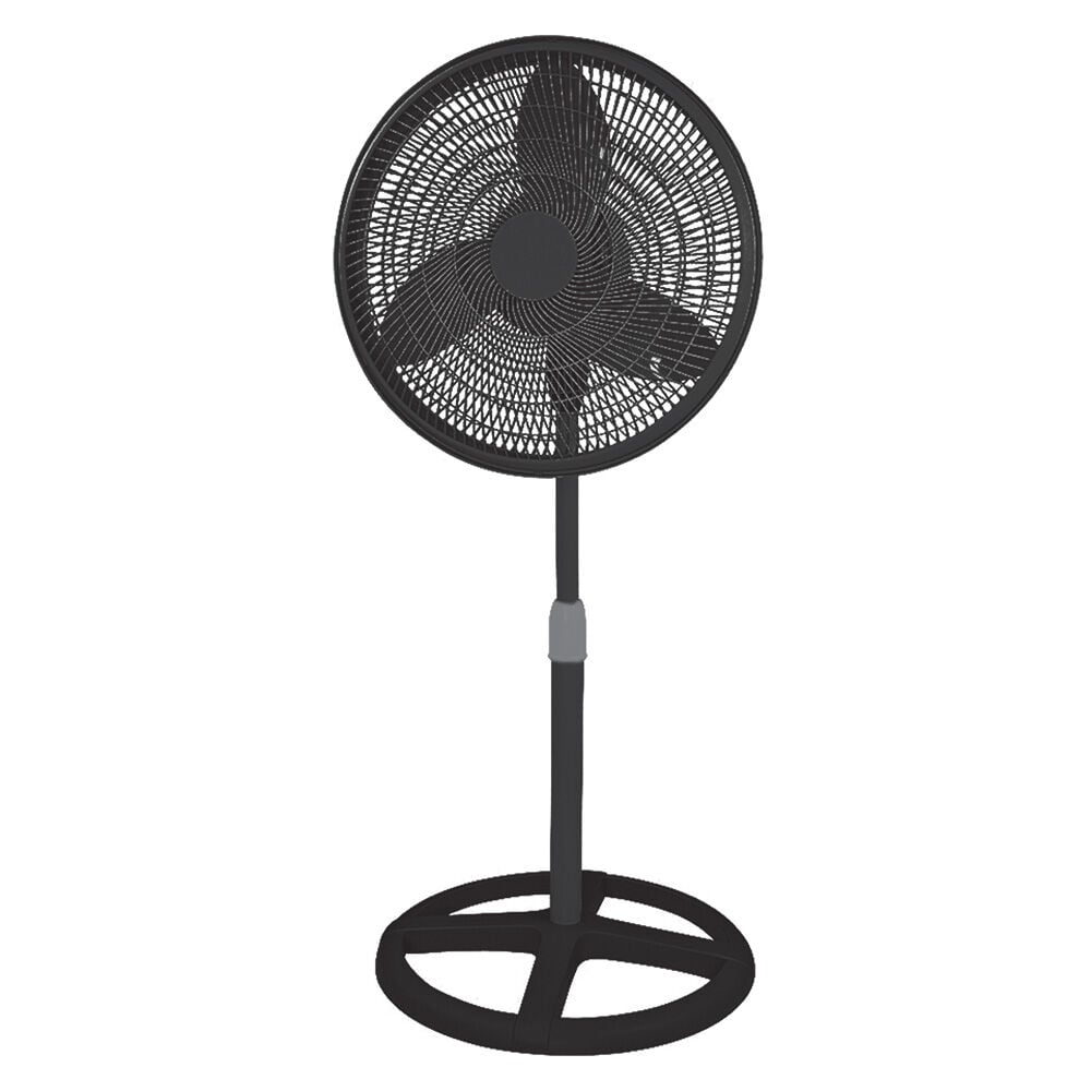 image of 16 in 3-Speed Adjustable Oscillating Pedestal Fan