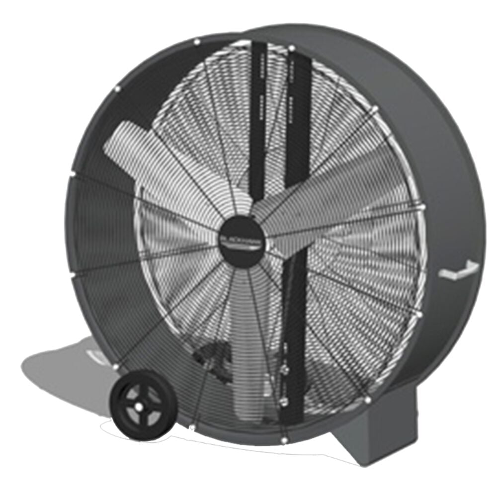 image of 42 inch 2-Speed High Velocity Belt Drive Drum Air Fan