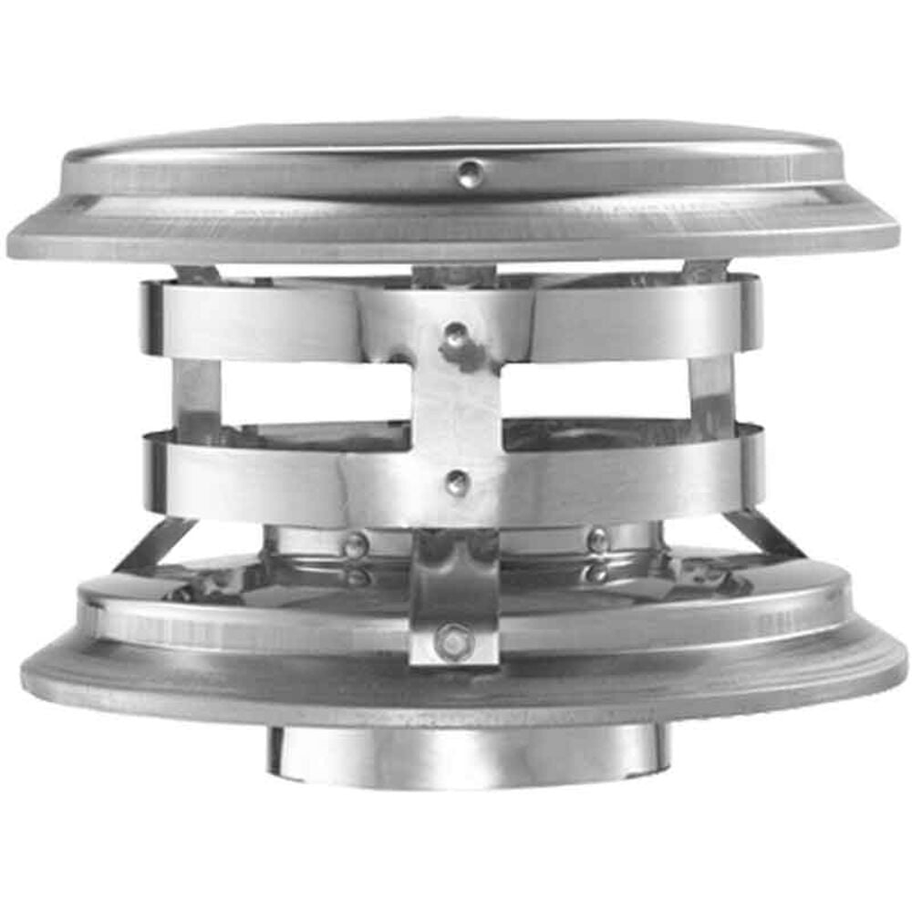 image of PelletVent 3-in Fixed Vertical Chimney Cap