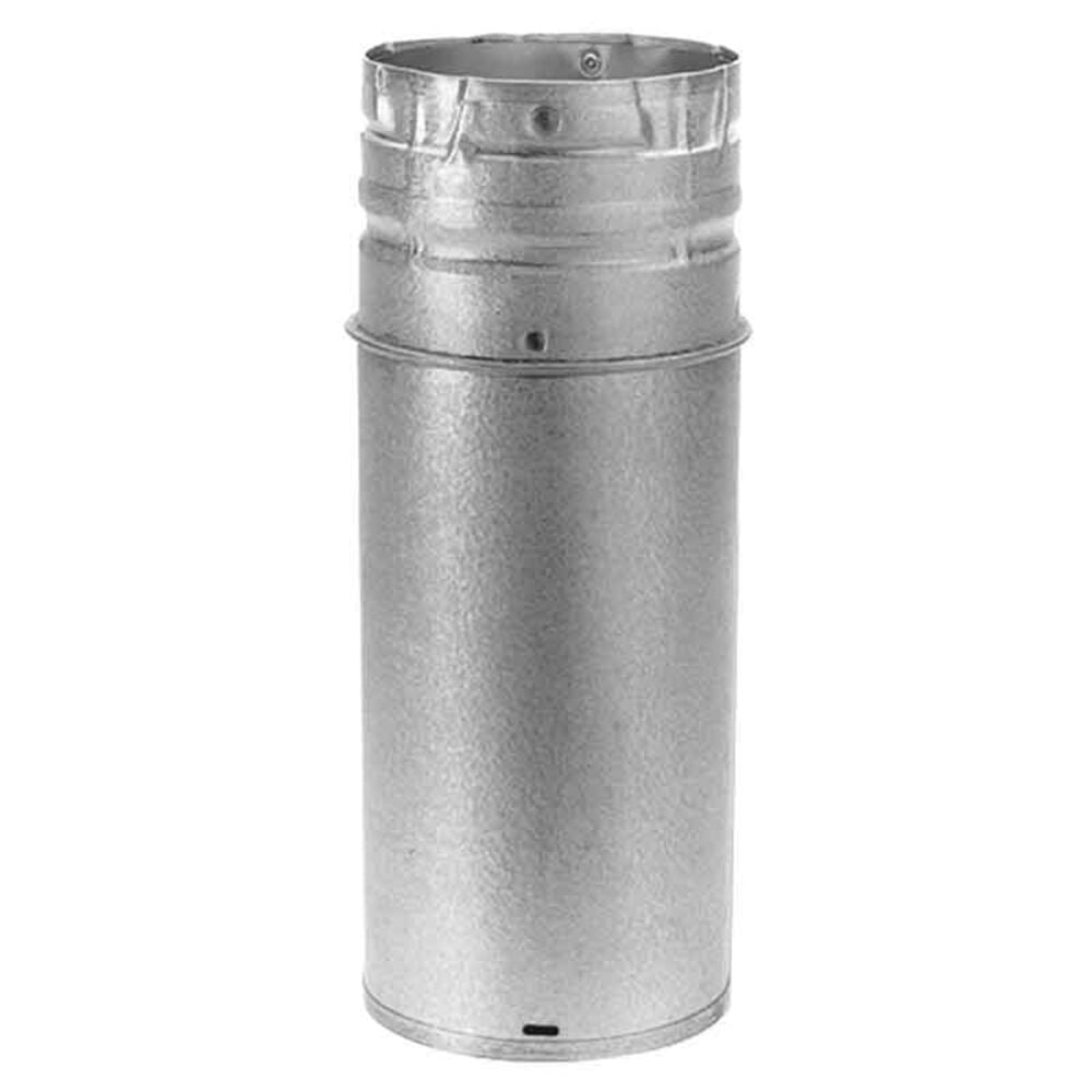 image of PelletVent 3-in to 10-in x 12-in Adjustable Double Wall Chimney Stove Pipe
