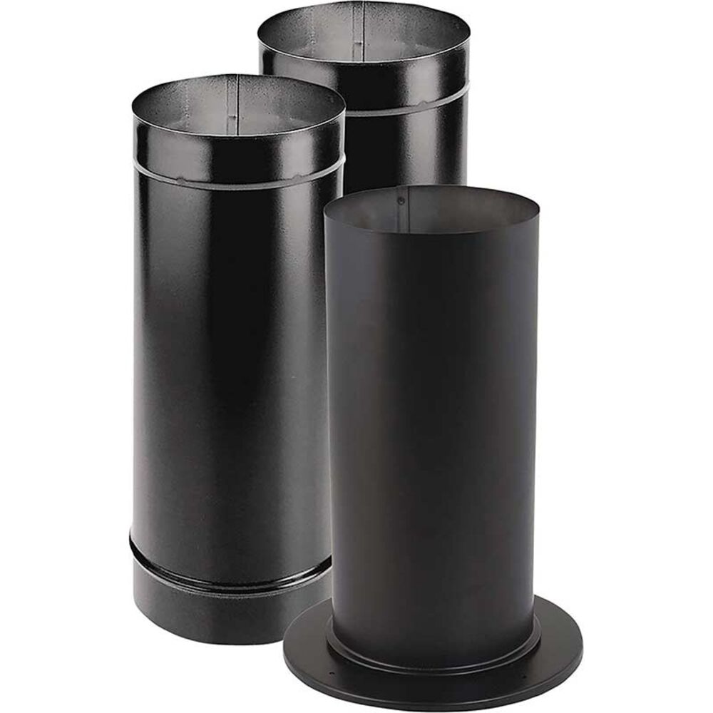 image of 6-in Black Stovepipe Kit