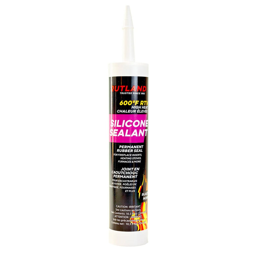 image of 600°F RTV High Heat Silicone Sealant, Black, 10 fl oz