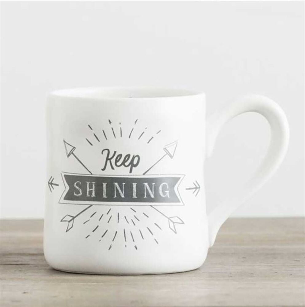 image of Keep Shining' Hand-Thrown Mug