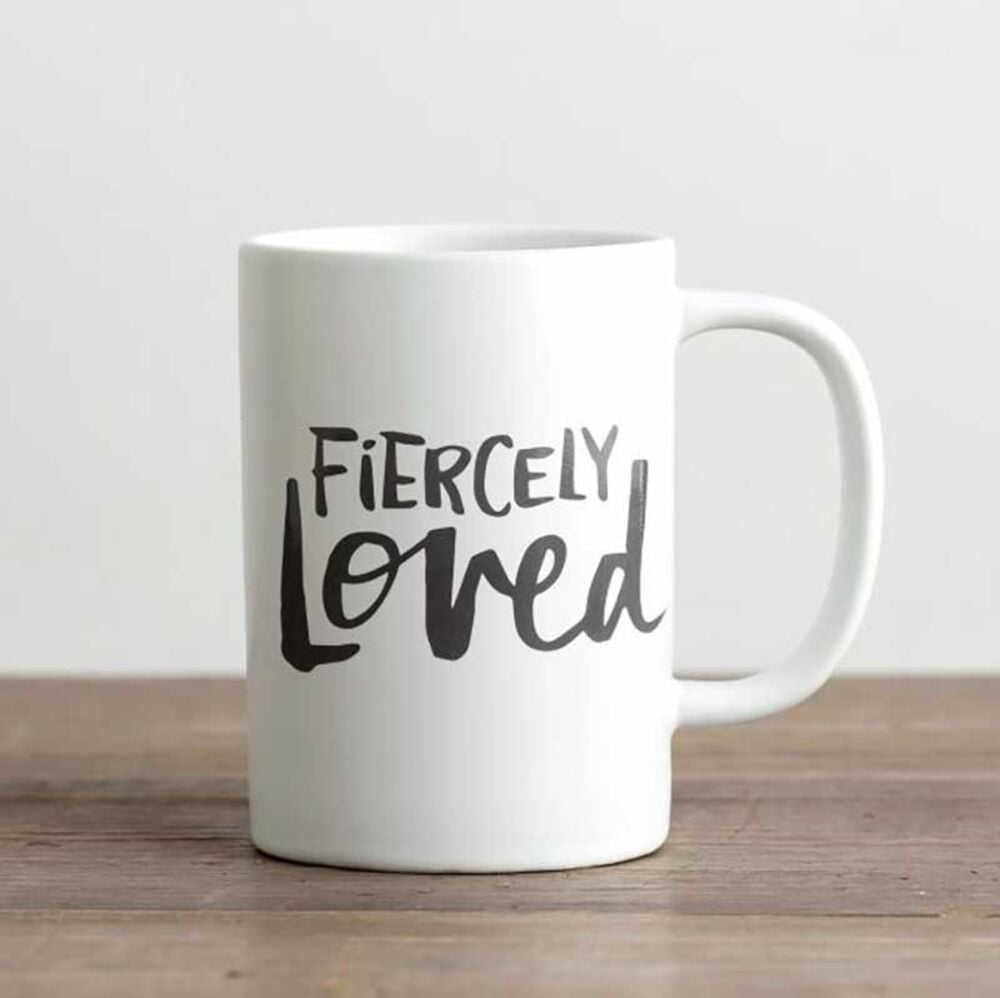 image of Fiercely Loved' True and Write Mug
