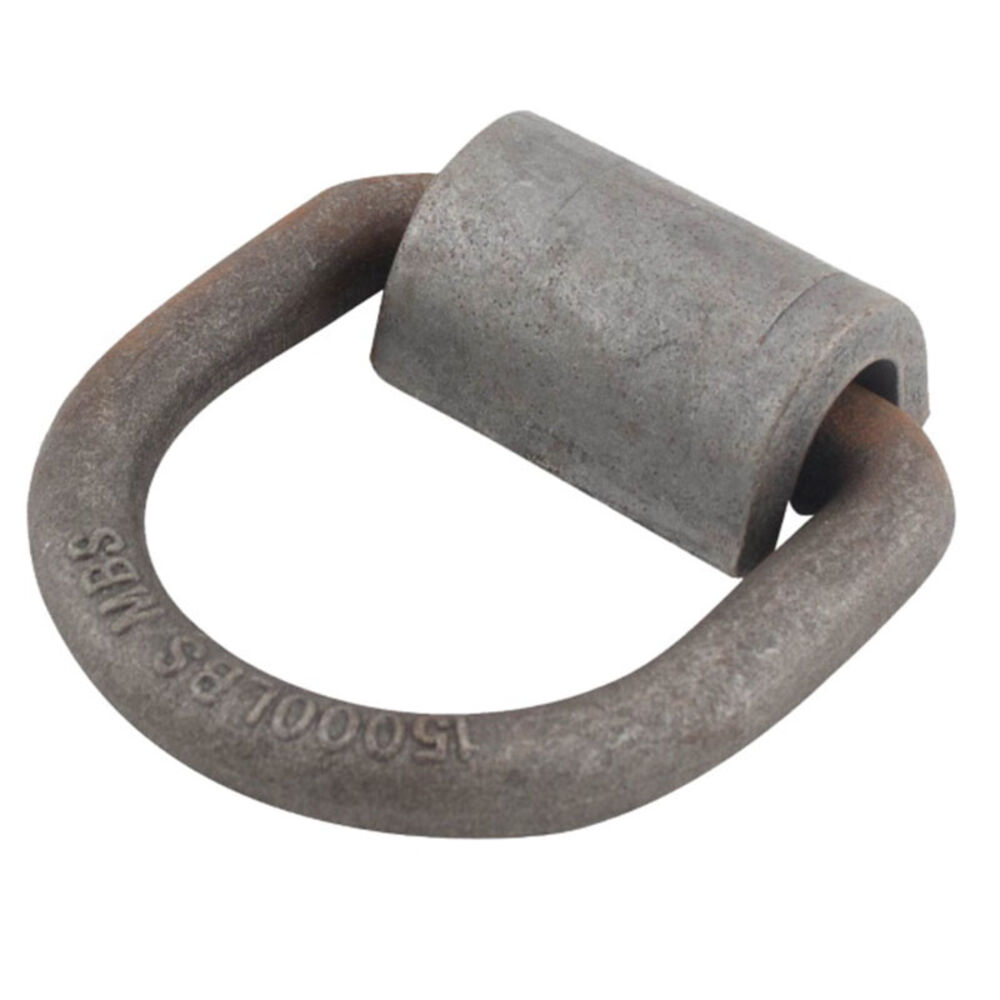 image of Weld on Forged Flip Anchor D-Ring 3/4-in, 20,000 LB. Break Strength