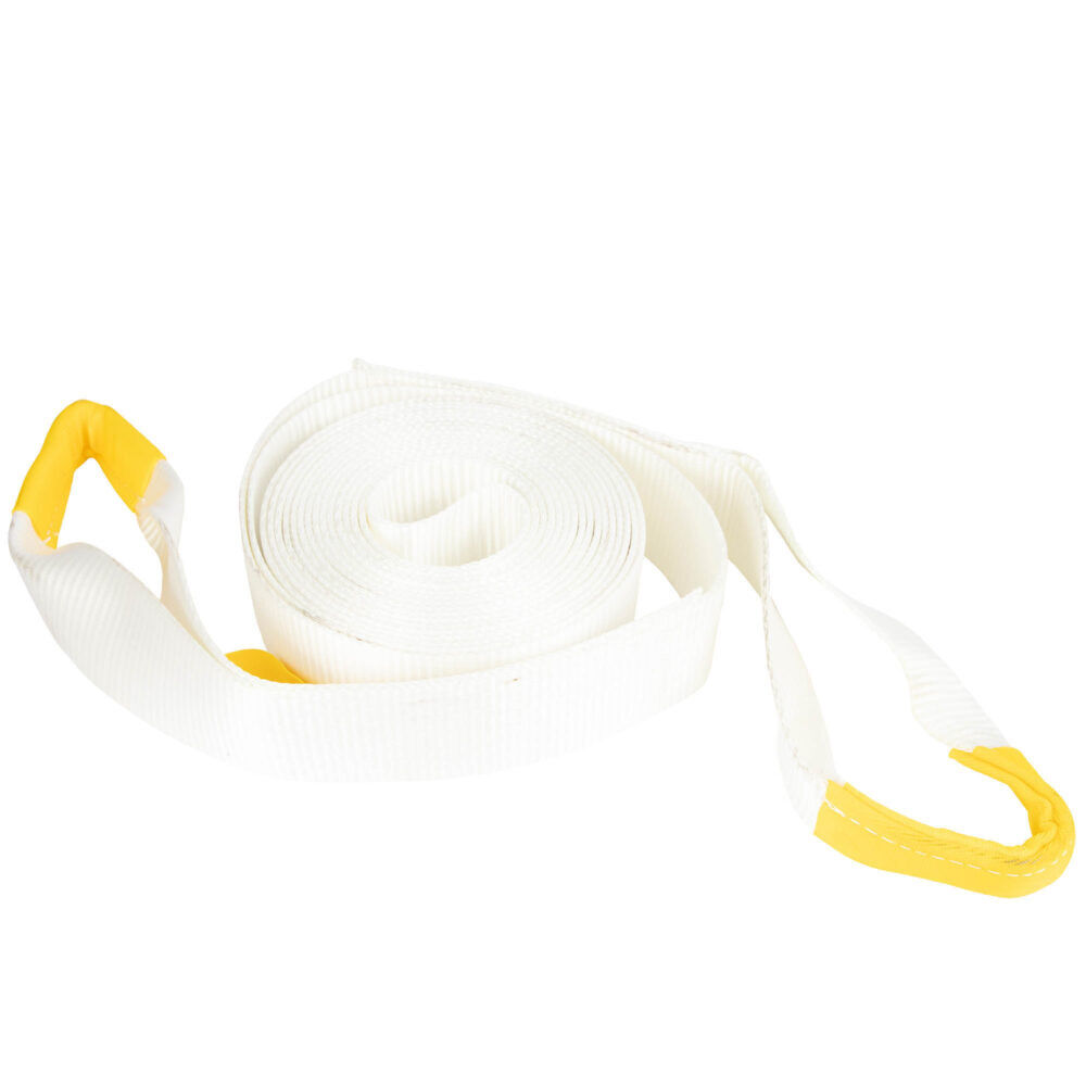 image of 6-in X 30-ft Recovery Strap With Reinforced Loops, 55,000 LB. Break Strength