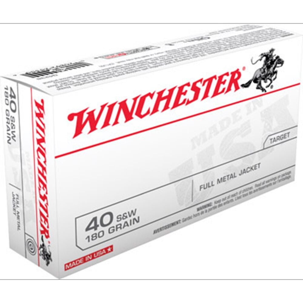 image of 40 S&W 180 Grain Handgun Ammunition, 50 rounds