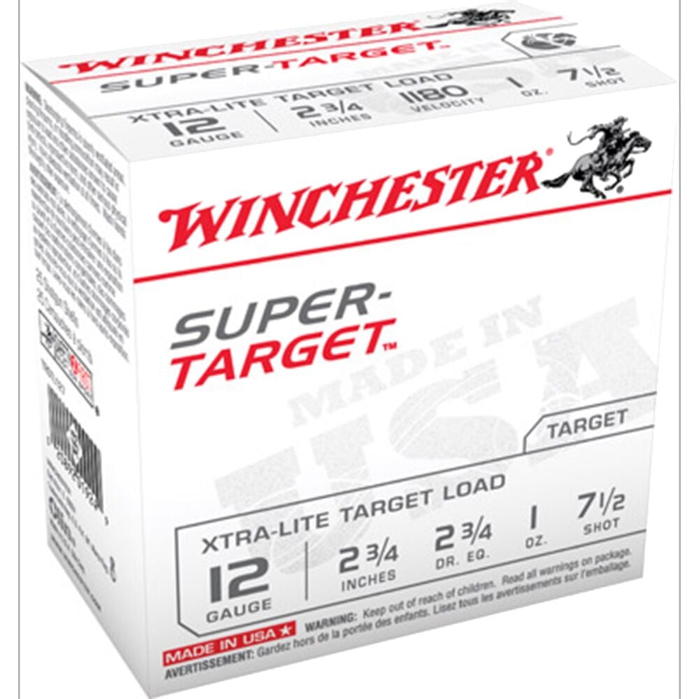 image of Super Target 12 ga 7.5 Shot Shotgun Ammunition, 25 rds