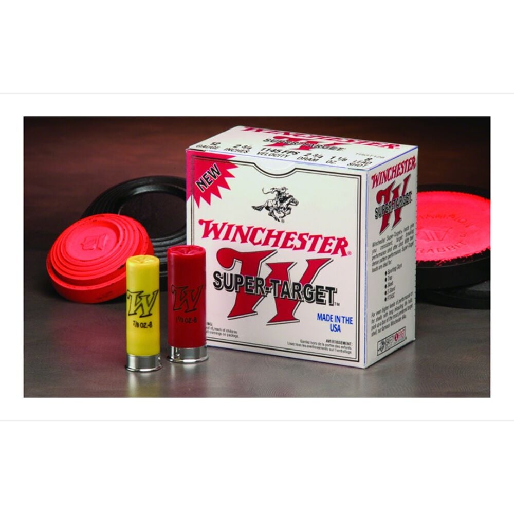 image of Super Target 12 ga 8 Shot Shotgun Ammunition, 25 rds