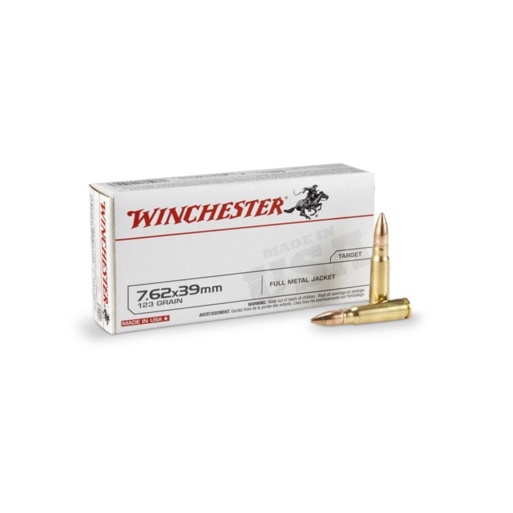 image of 7.62x39MM 123 Grain Rifle Ammunition, 20 rds