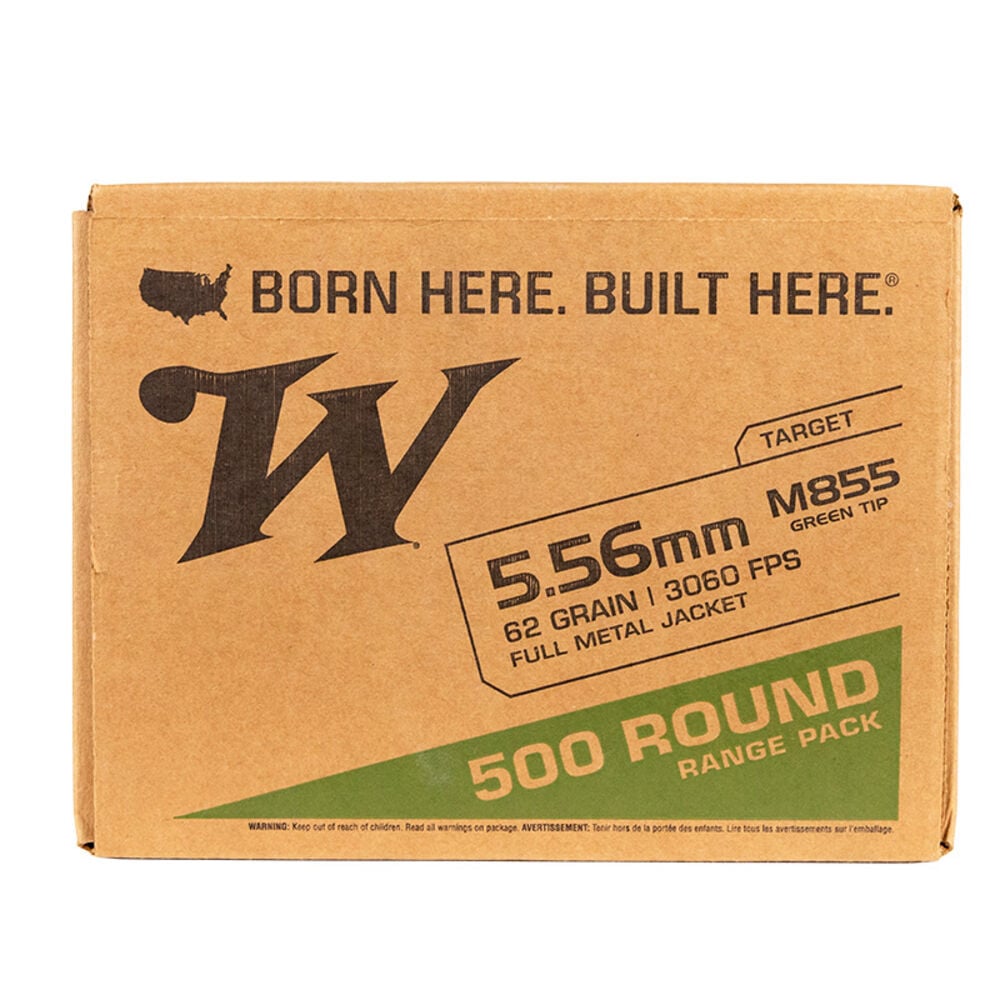 image of 5.56X45MM 62 Grain Rifle Ammunition, 500 rds