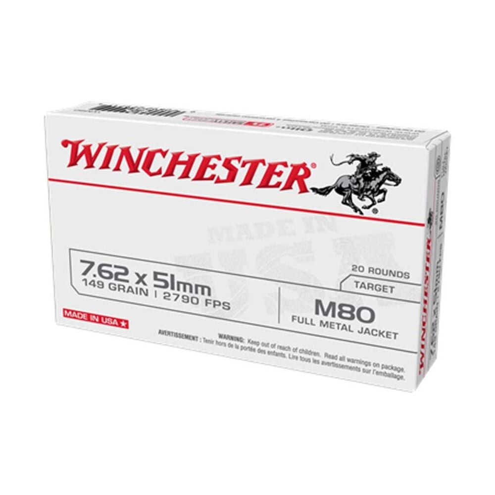 image of 7.62x51MM 149 Grain Rifle Ammunition, 20 rds